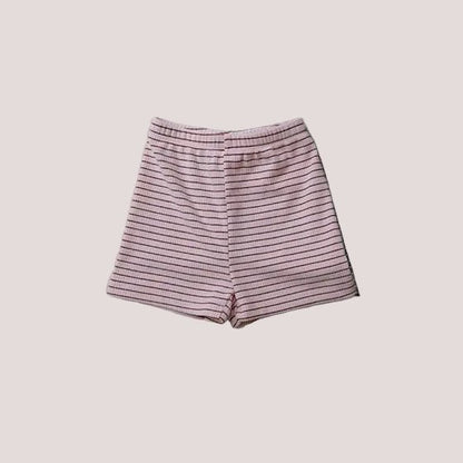 Kids F26 Stripe Biker Shorts (2-7y) - Pink kids outfit