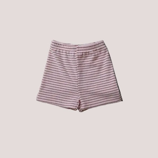 Kids F26 Stripe Biker Shorts (2-7y) - Pink kids outfit