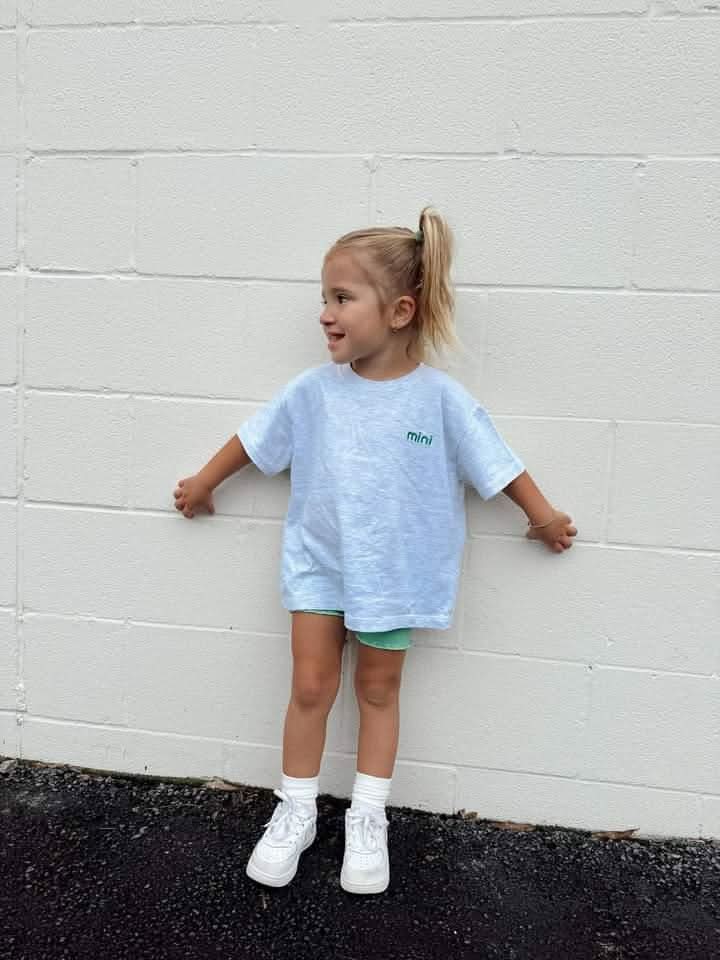Kids Family Embroidery "mini" T-Shirt (6m - 7y) - 3 Colors kids outfit