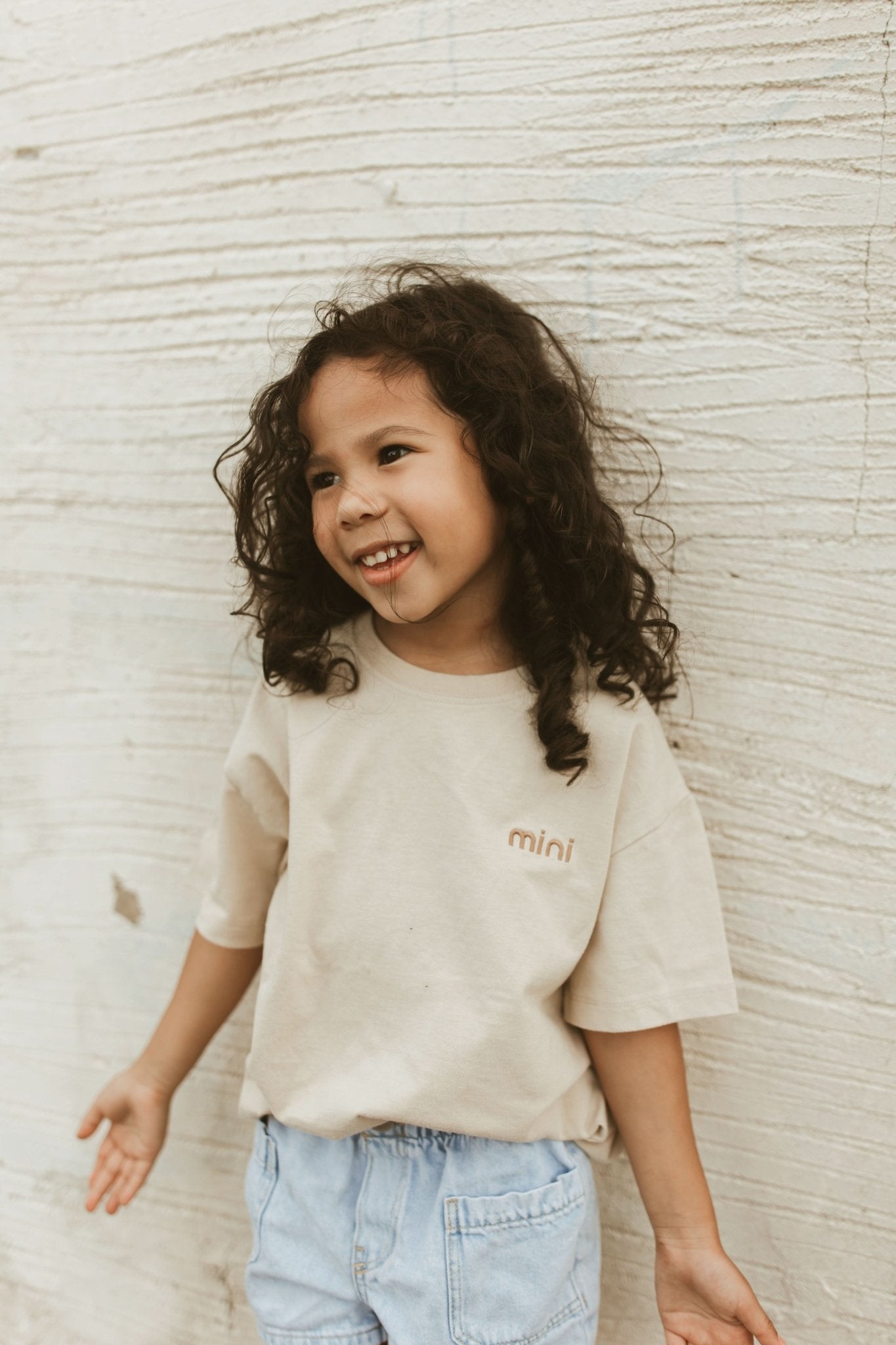 Kids Family Embroidery "mini" T-Shirt (6m - 7y) - 3 Colors kids outfit