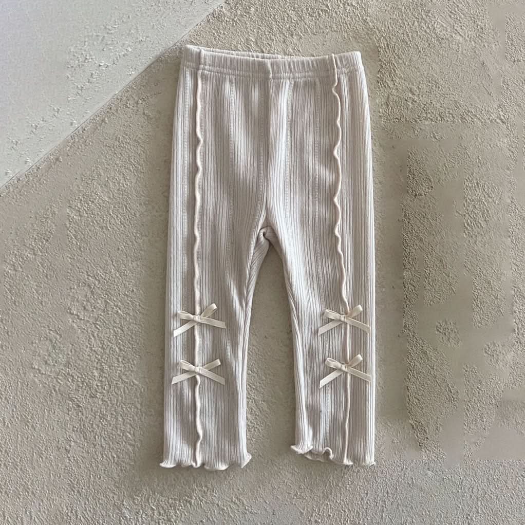 Kids Lala S25 Bows Leggings (1 - 6y) - 2 Colors kids outfit