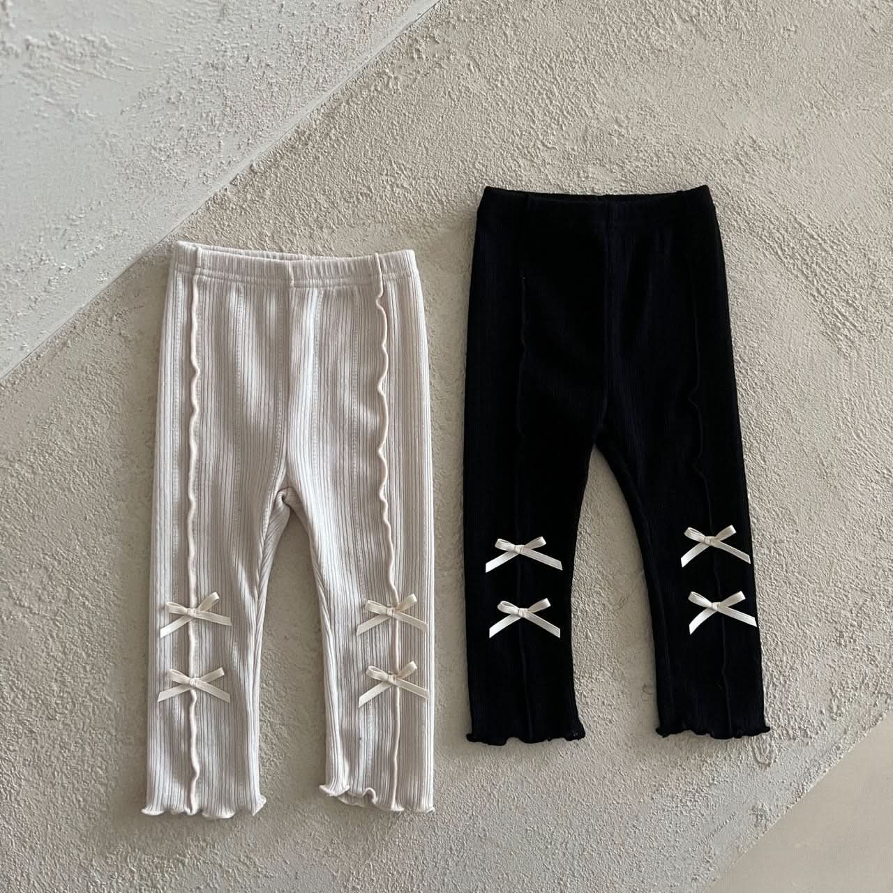 Kids Lala S25 Bows Leggings (1 - 6y) - 2 Colors kids outfit