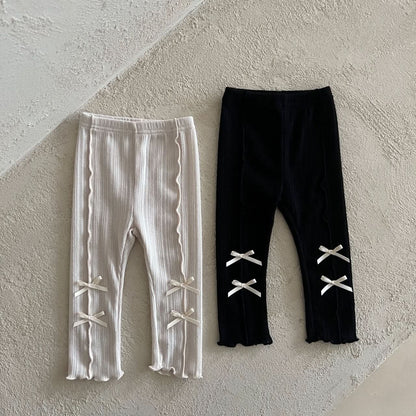 Kids Lala S25 Bows Leggings (1 - 6y) - 2 Colors kids outfit