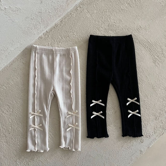Kids Lala S25 Bows Leggings (1 - 6y) - 2 Colors kids outfit
