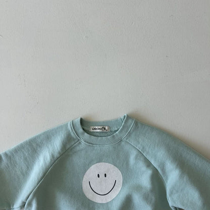 Kids Land S24 Smiley Face Sweatshirt (1 - 6y) - 2 Colors kids outfit