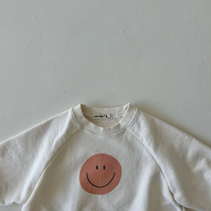 Kids Land S24 Smiley Face Sweatshirt (1 - 6y) - 2 Colors kids outfit