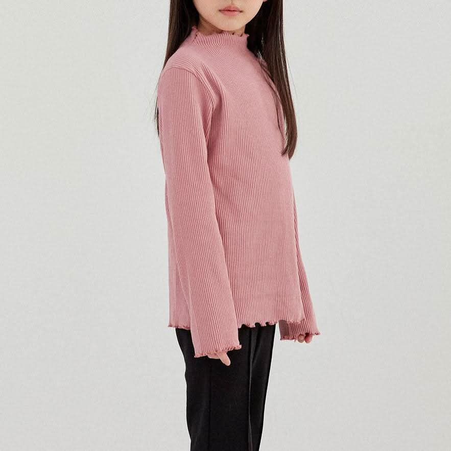 Kids Lettuce - edge Ribbed Top (2 - 9y) - 6 Colors kids outfit