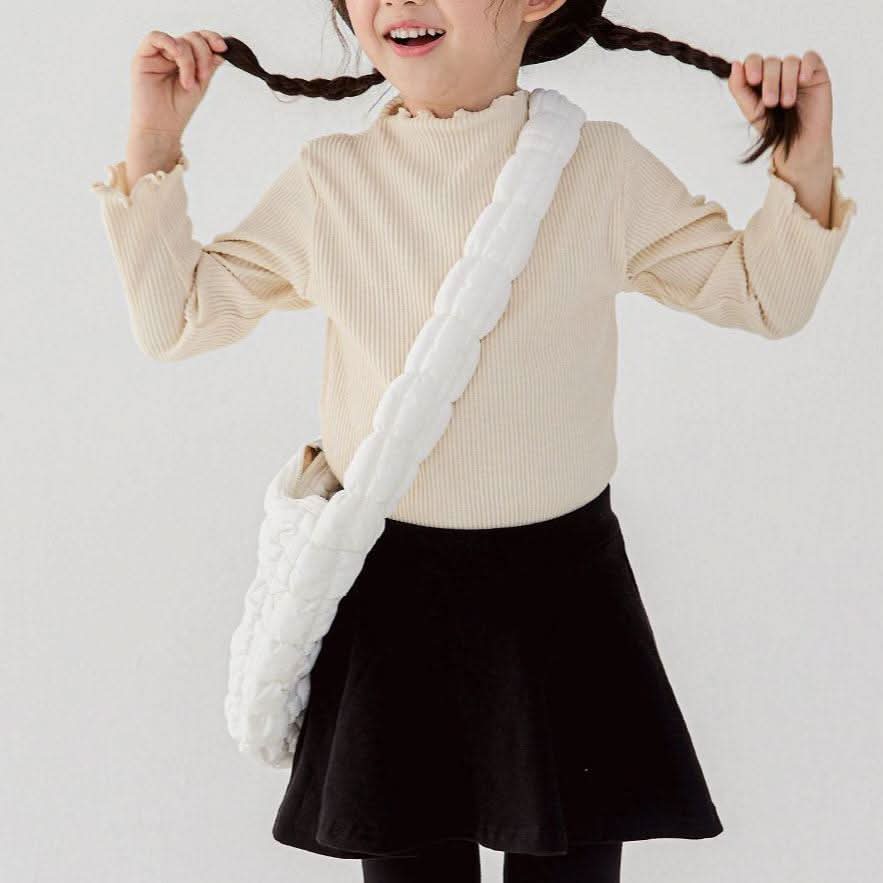 Kids Lettuce - edge Ribbed Top (2 - 9y) - 6 Colors kids outfit