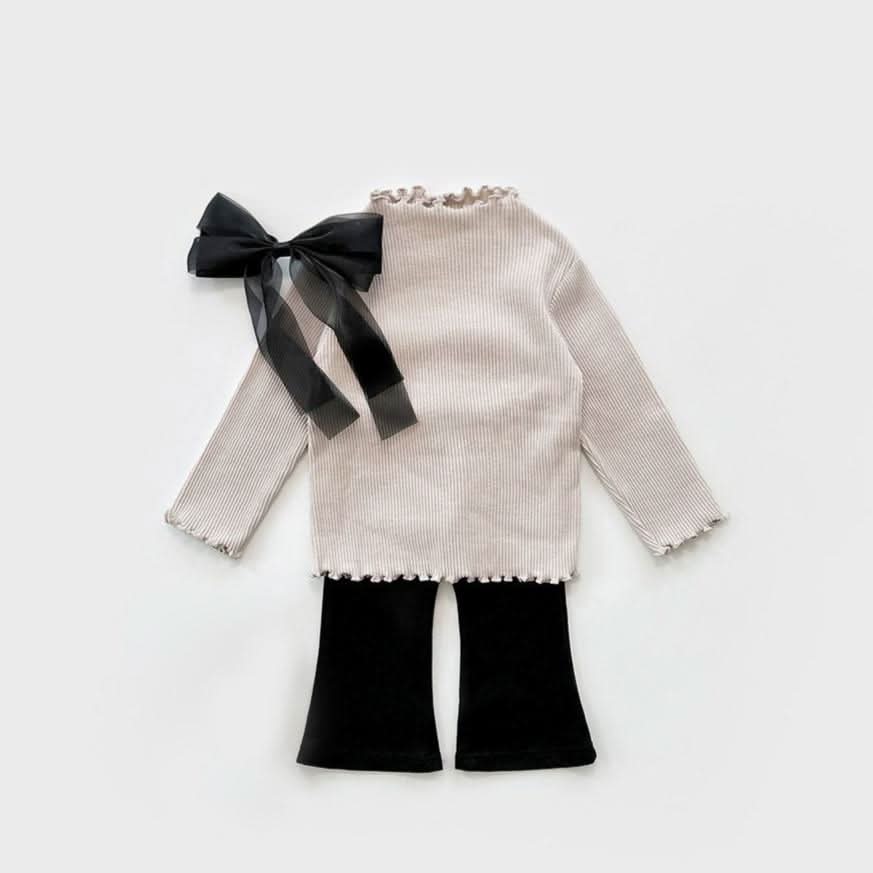 Kids Lettuce - edge Ribbed Top (2 - 9y) - 6 Colors kids outfit