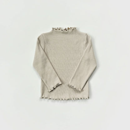 Kids Lettuce - edge Ribbed Top (2 - 9y) - 6 Colors kids outfit
