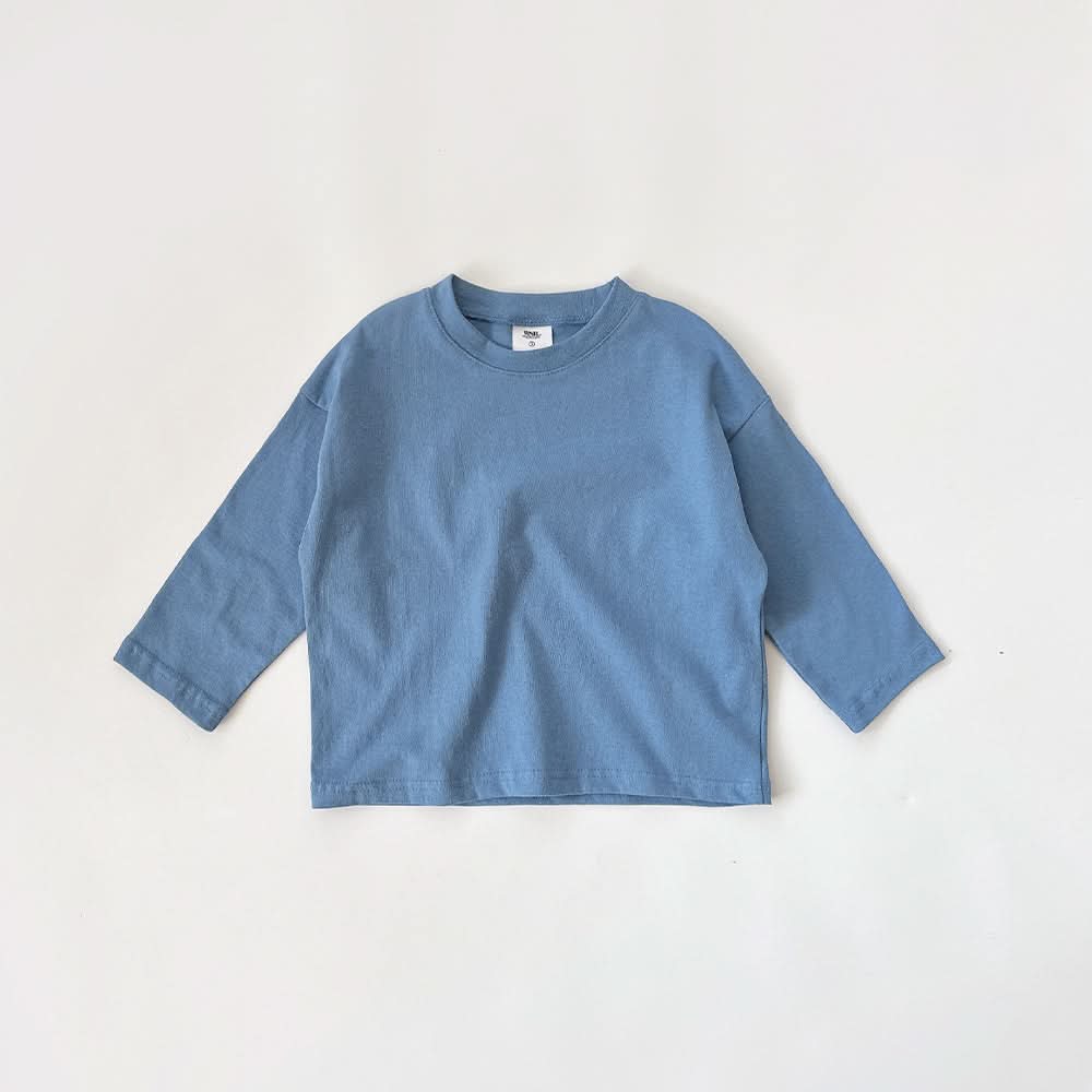 Kids Loose Fit Basic Top (2 - 9y) - 10 Colors kids outfit