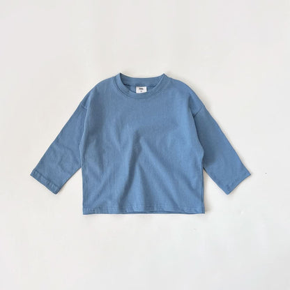 Kids Loose Fit Basic Top (2 - 9y) - 10 Colors kids outfit