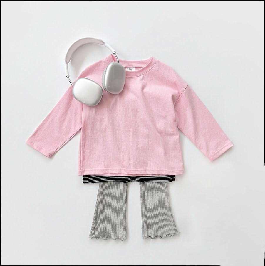 Kids Loose Fit Basic Top (2 - 9y) - 10 Colors kids outfit