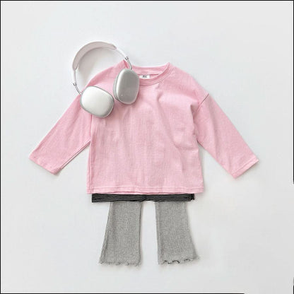 Kids Loose Fit Basic Top (2 - 9y) - 10 Colors kids outfit