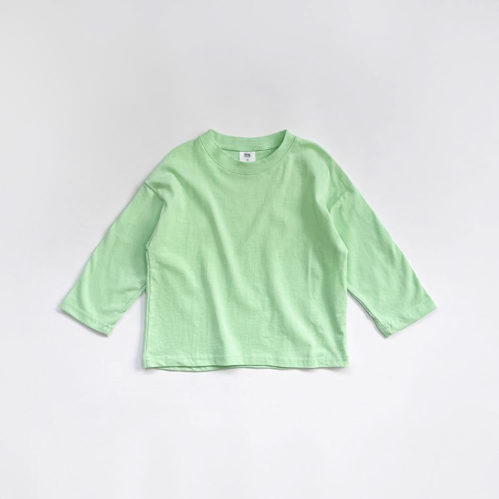 Kids Loose Fit Basic Top (2 - 9y) - 10 Colors kids outfit