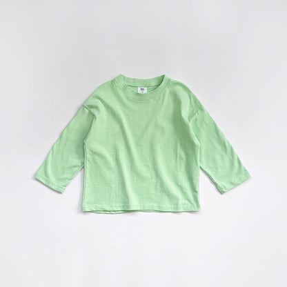 Kids Loose Fit Basic Top (2 - 9y) - 10 Colors kids outfit