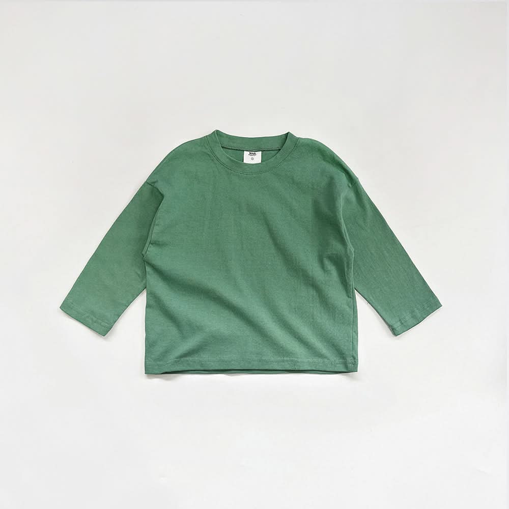 Kids Loose Fit Basic Top (2 - 9y) - 10 Colors kids outfit
