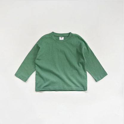 Kids Loose Fit Basic Top (2 - 9y) - 10 Colors kids outfit