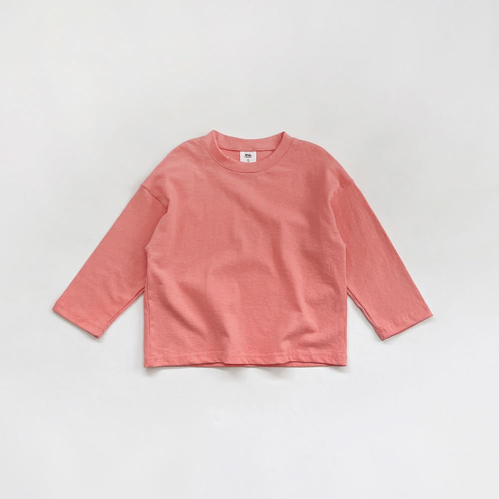 Kids Loose Fit Basic Top (2 - 9y) - 10 Colors kids outfit