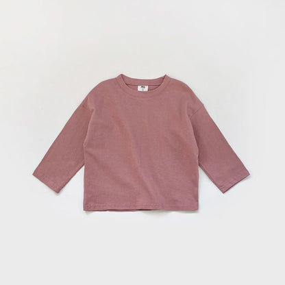 Kids Loose Fit Basic Top (2 - 9y) - 10 Colors kids outfit