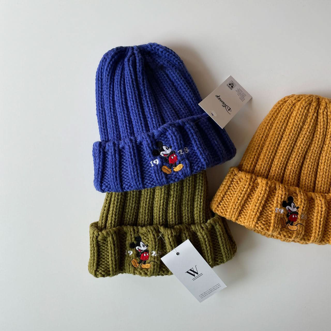 Kids Mickey 1928 Mouse Beanie (3 - 8y) - 9 Colors kids outfit