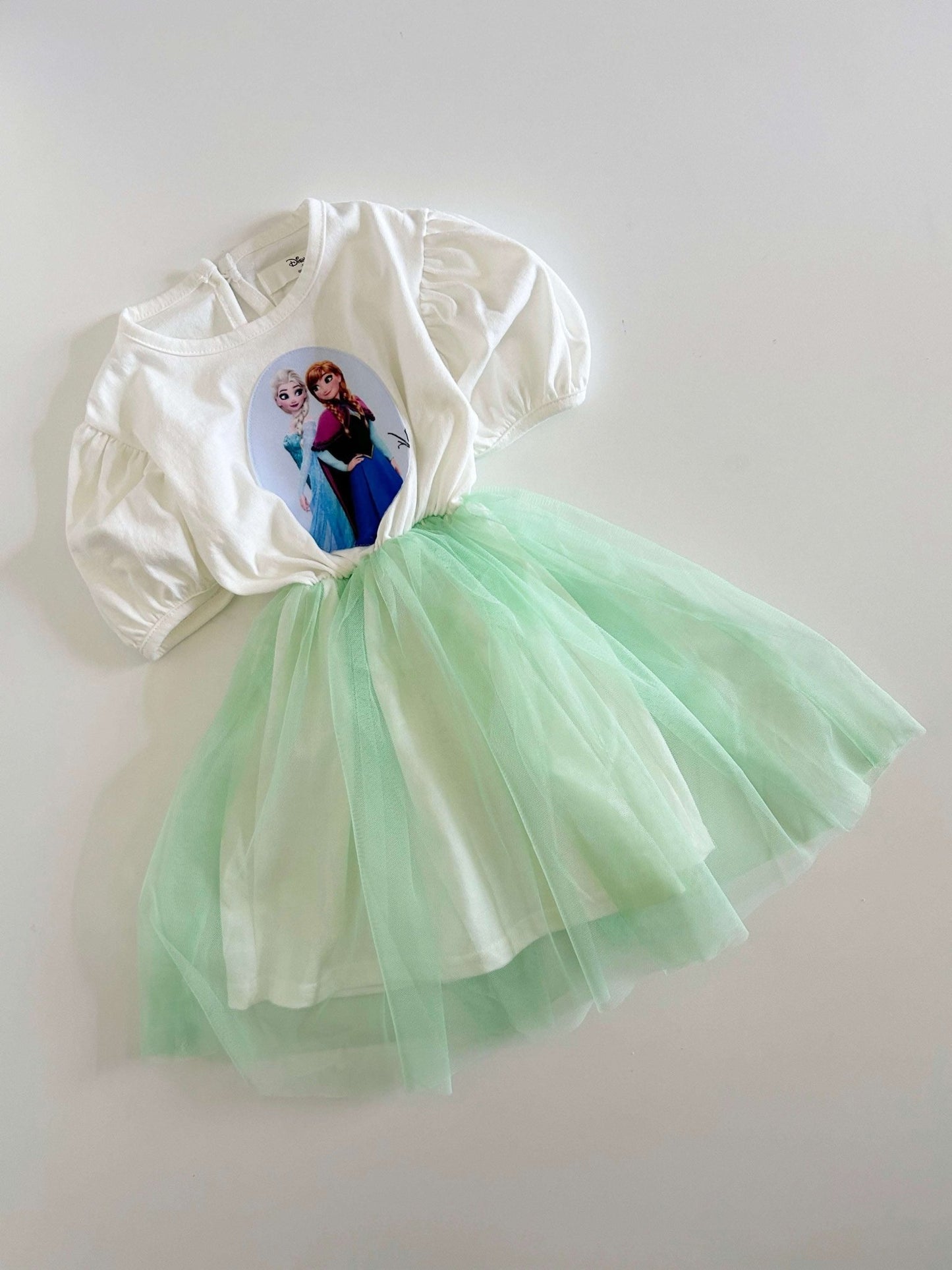 Kids Puff Sleeve Princess Tulle Dress (15m - 7y) - 3 Colors kids outfit