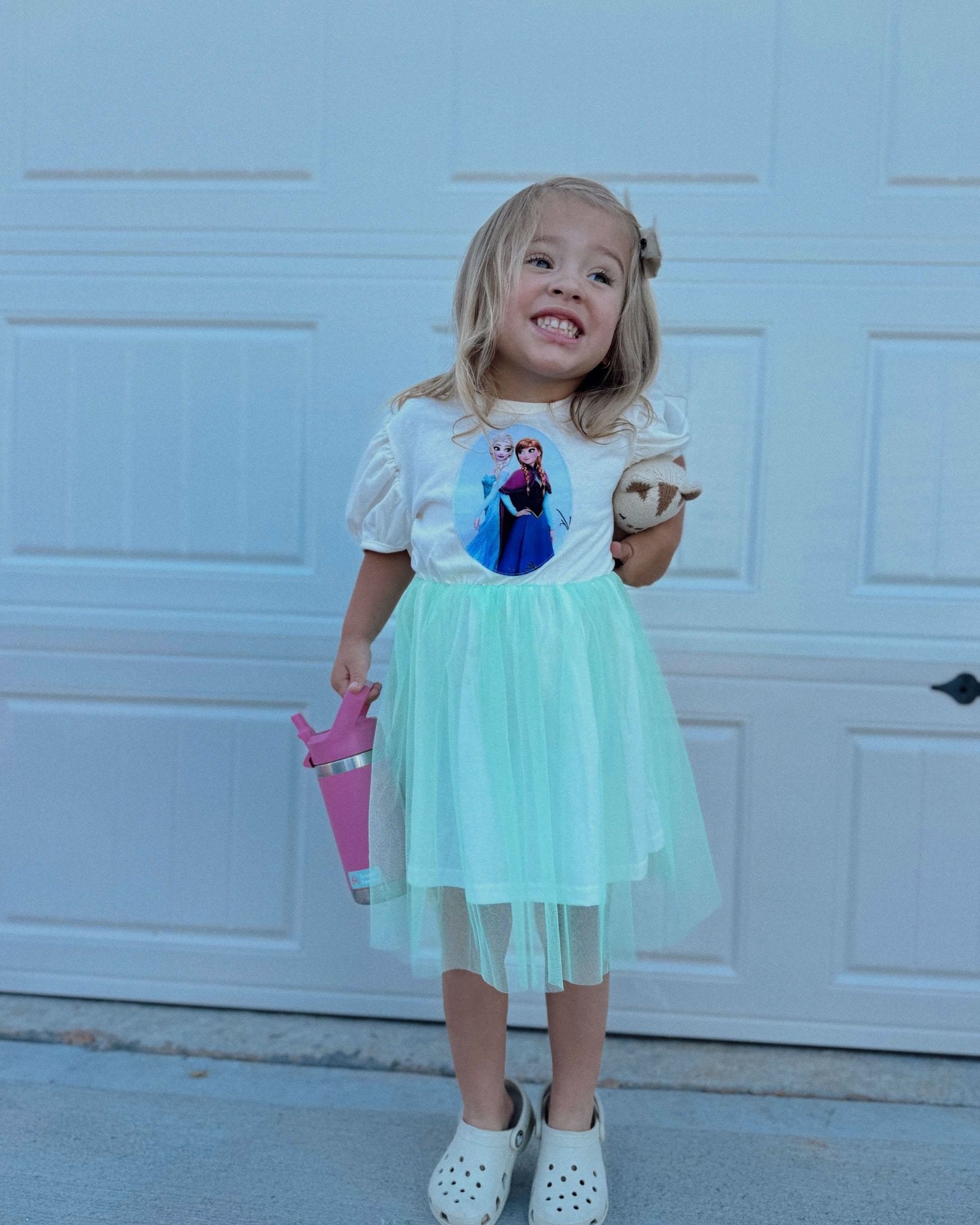Kids Puff Sleeve Princess Tulle Dress (15m - 7y) - 3 Colors kids outfit