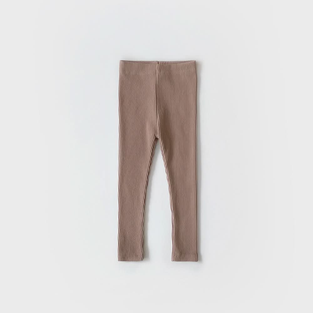 Kids Ribbed Basic Leggings (2 - 9y) - 9 Colors kids outfit