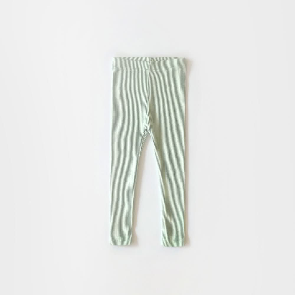Kids Ribbed Basic Leggings (2 - 9y) - 9 Colors kids outfit