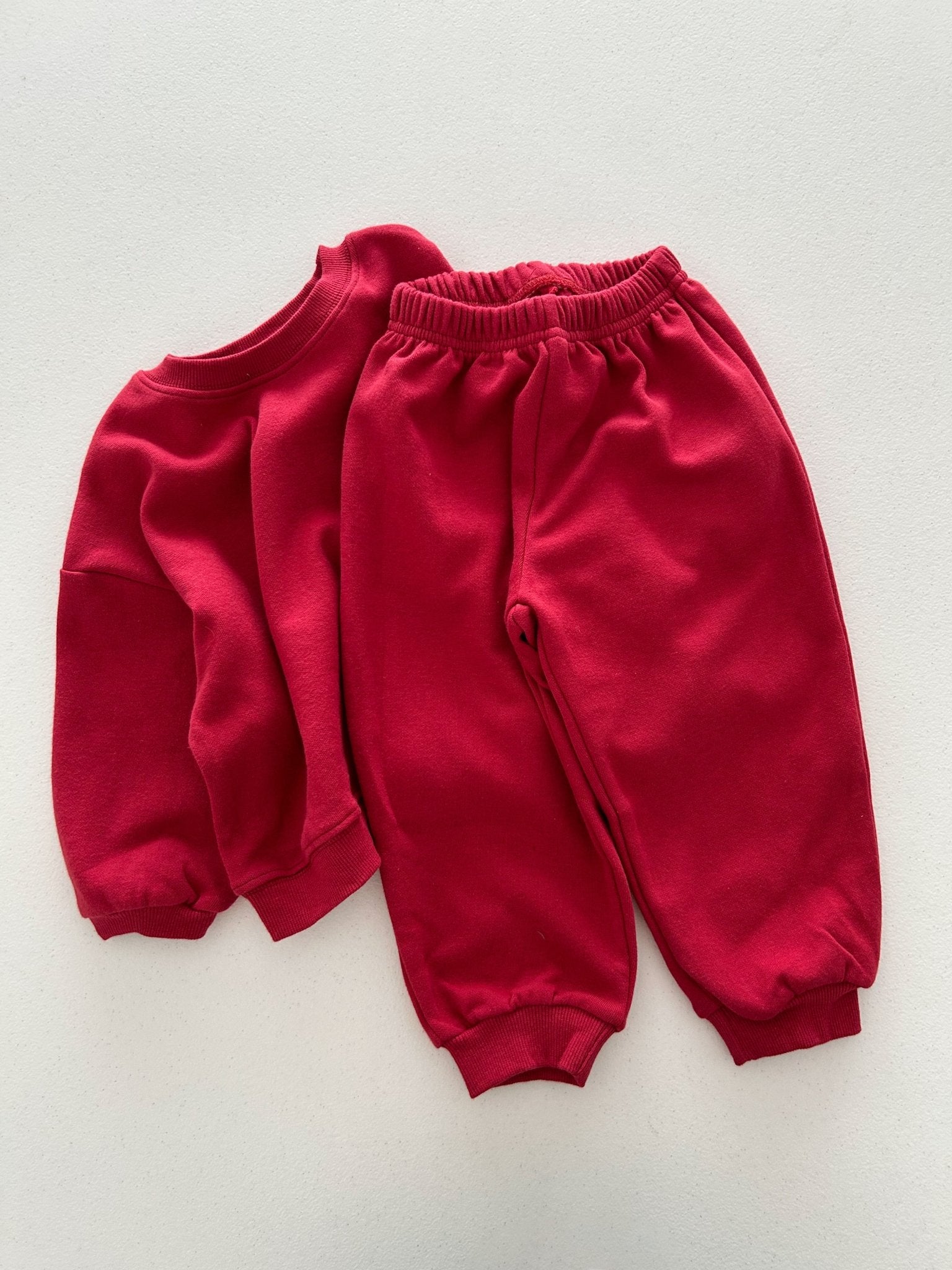 Kids Soy F25 Long Sleeve Sweatshirt and Jogger Pants Set (1 - 9y) - 11 Colors kids outfit