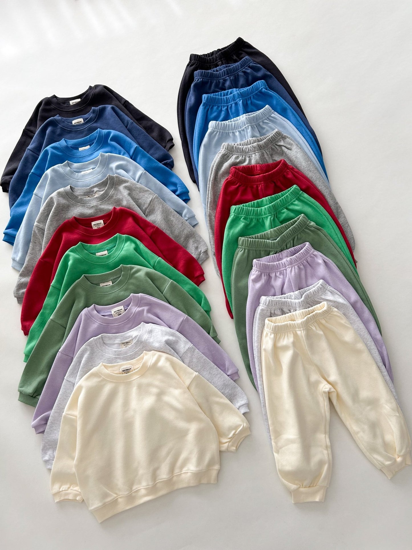 Kids Soy F25 Long Sleeve Sweatshirt and Jogger Pants Set (1 - 9y) - 11 Colors kids outfit