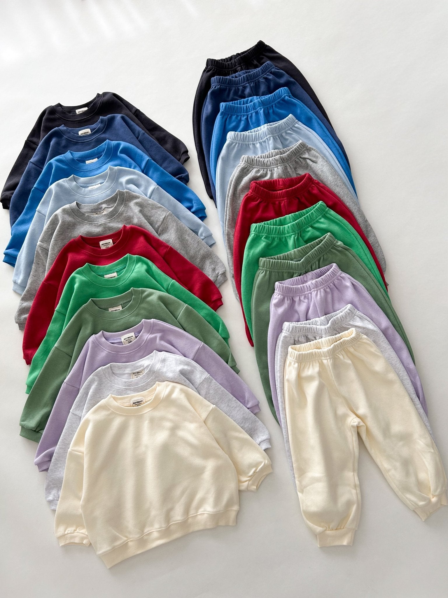 Kids Soy F25 Long Sleeve Sweatshirt and Jogger Pants Set (1 - 9y) - 11 Colors kids outfit