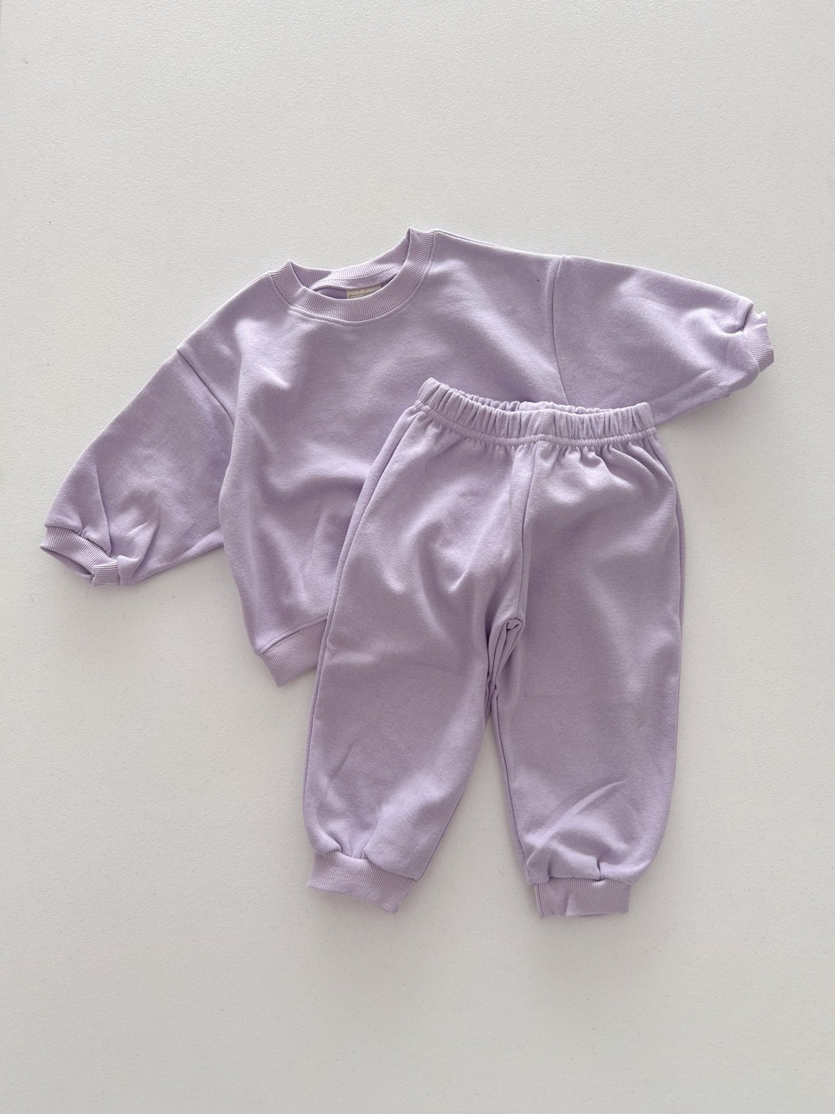 Kids Soy F26 Basic Long Sleeve Sweatshirt and Jogger Pants Set (1-7y) - 5 Colors kids outfit