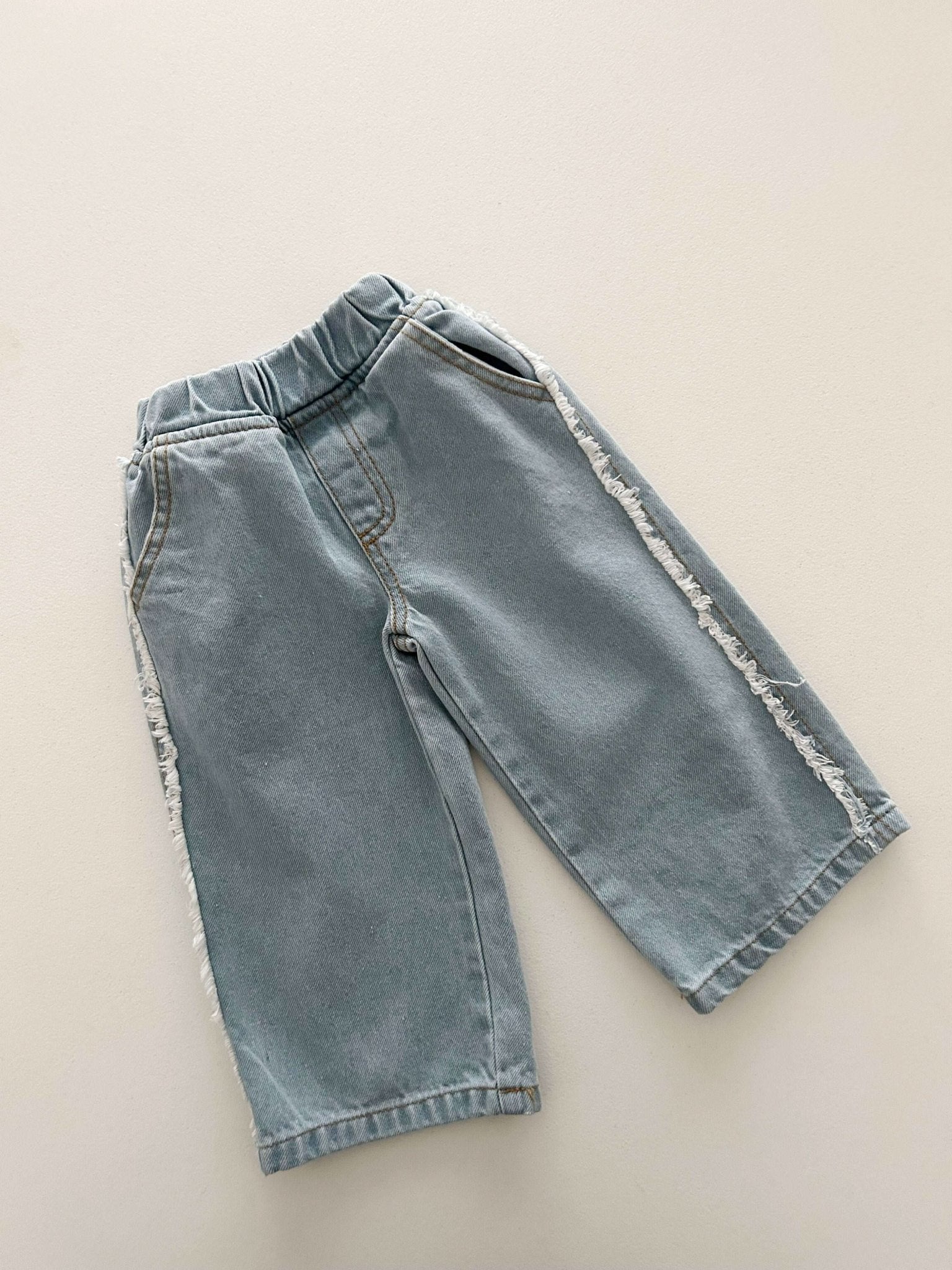 Kids Soy S25 Frayed Denim Pull - On Pants (1 - 8y) - 2 Colors kids outfit