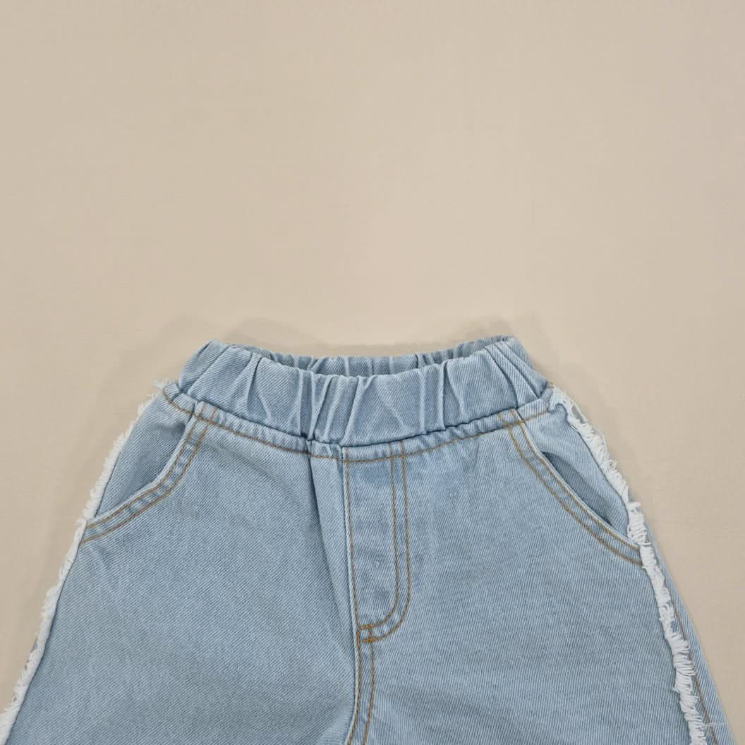 Kids Soy S25 Frayed Denim Pull - On Pants (1 - 8y) - 2 Colors kids outfit