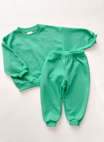 Kids Soy S25 Sweatshirt and Jogger Pants Set (1 - 9y) - 7 Pop Colors kids outfit