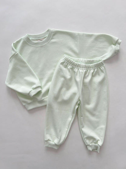 Kids Soy S25 Sweatshirt and Jogger Pants Set (1 - 9y) - 7 Pop Colors kids outfit