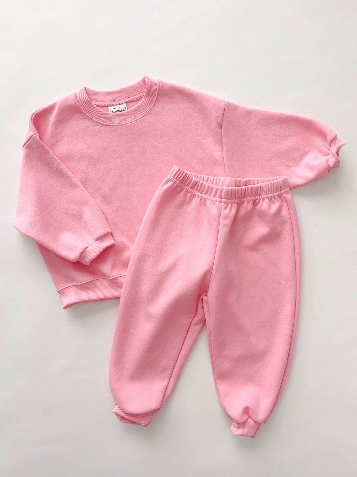 Kids Soy S25 Sweatshirt and Jogger Pants Set (1 - 9y) - 7 Pop Colors kids outfit