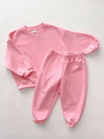 Kids Soy S25 Sweatshirt and Jogger Pants Set (1 - 9y) - 7 Pop Colors kids outfit