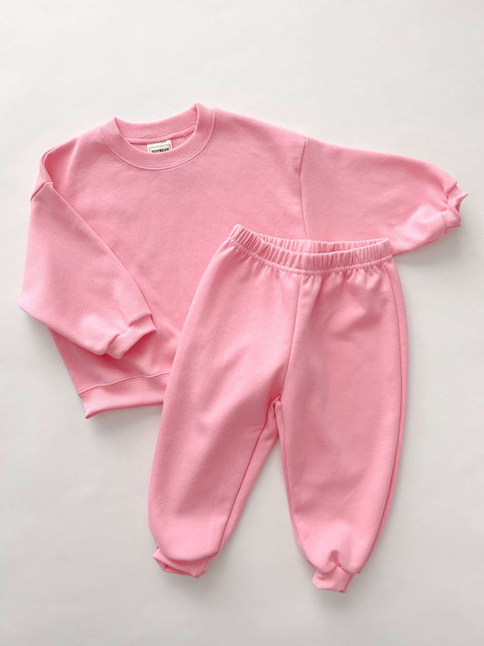 Kids Soy S25 Sweatshirt and Jogger Pants Set (1 - 9y) - 7 Pop Colors kids outfit