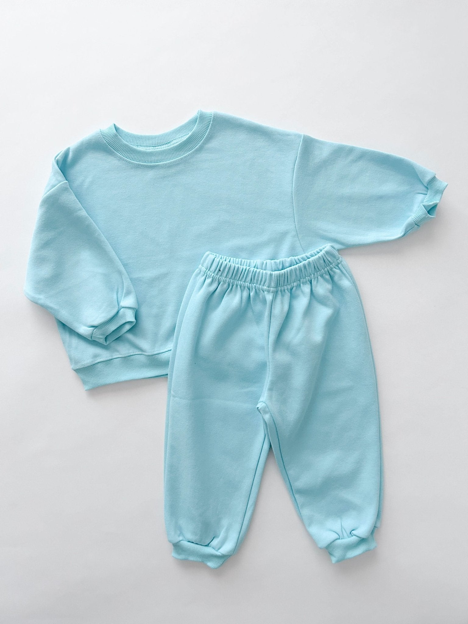 Kids Soy S25 Sweatshirt and Jogger Pants Set (1 - 9y) - 7 Pop Colors kids outfit