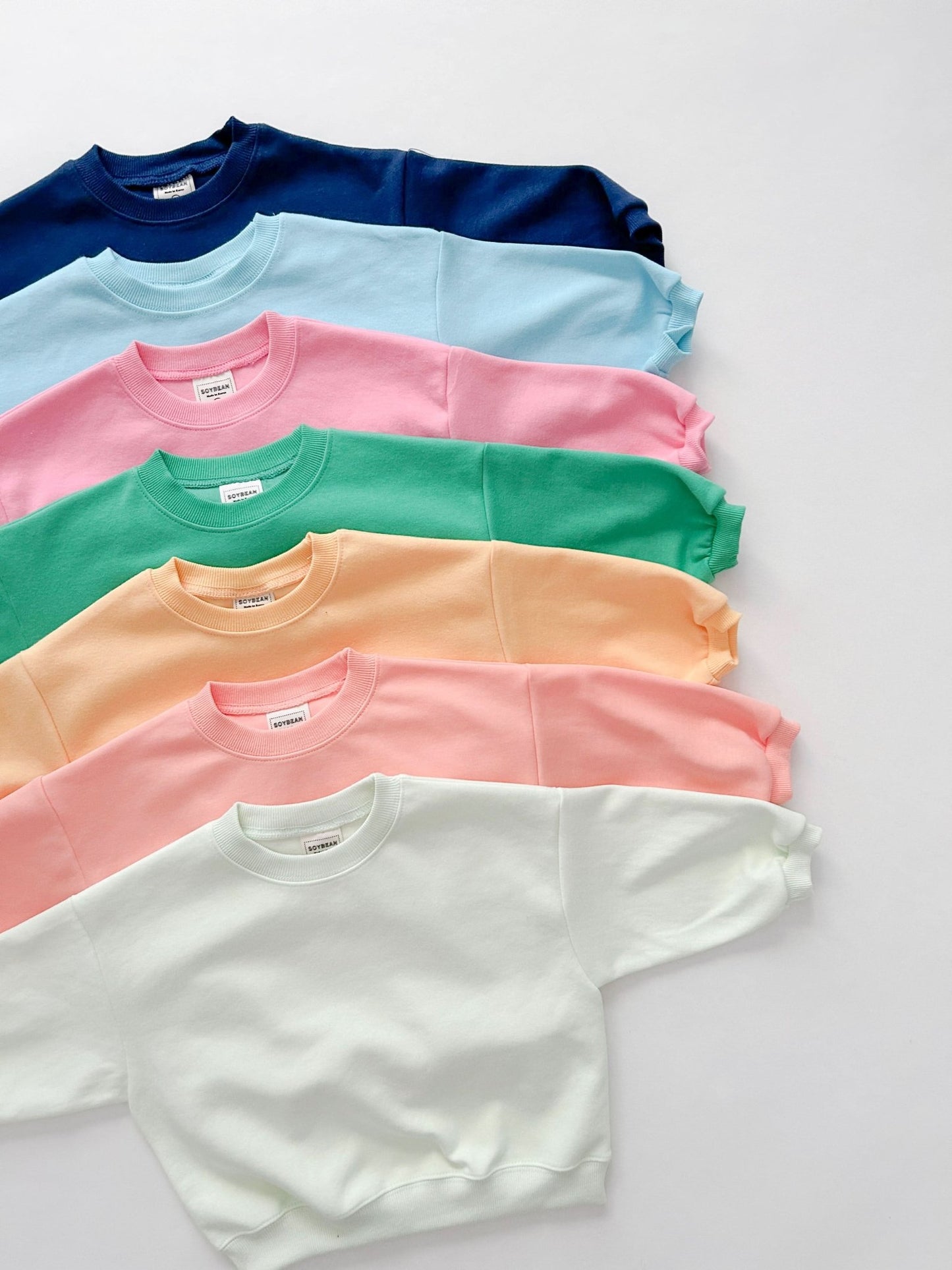 Kids Soy S25 Sweatshirt and Jogger Pants Set (1 - 9y) - 7 Pop Colors kids outfit
