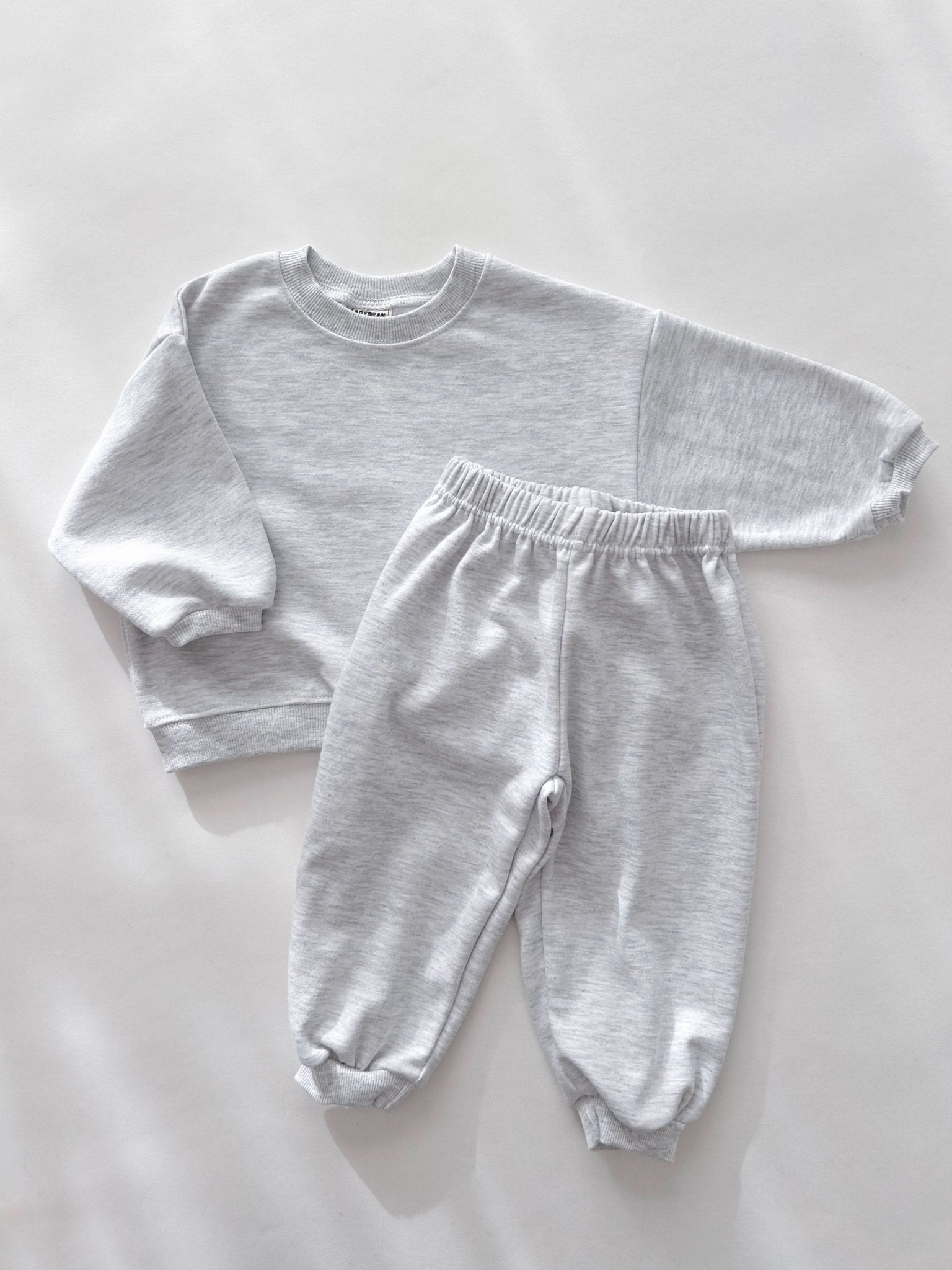 Kids Soy S25 Sweatshirt and Jogger Pants Set (1 - 9y) - Beige, Cream kids outfit