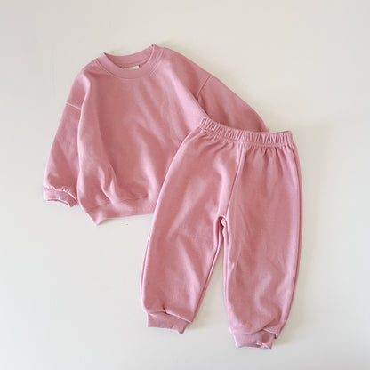 Kids Soy SP26 Long Sleeve Sweatshirt and Jogger Pants Set (1 - 7y) - 7 Colors - AT NOON STORE
