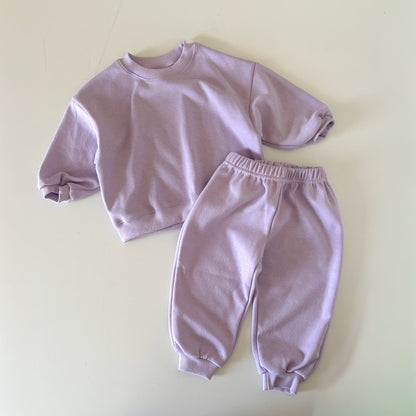 Kids Soy SP26 Long Sleeve Sweatshirt and Jogger Pants Set (1 - 7y) - 7 Colors - AT NOON STORE