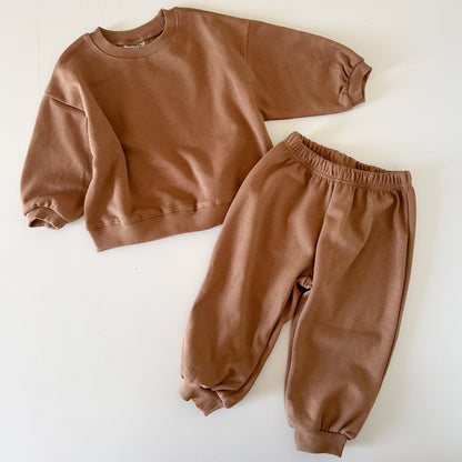 Kids Soy SP26 Long Sleeve Sweatshirt and Jogger Pants Set (1 - 7y) - 7 Colors - AT NOON STORE