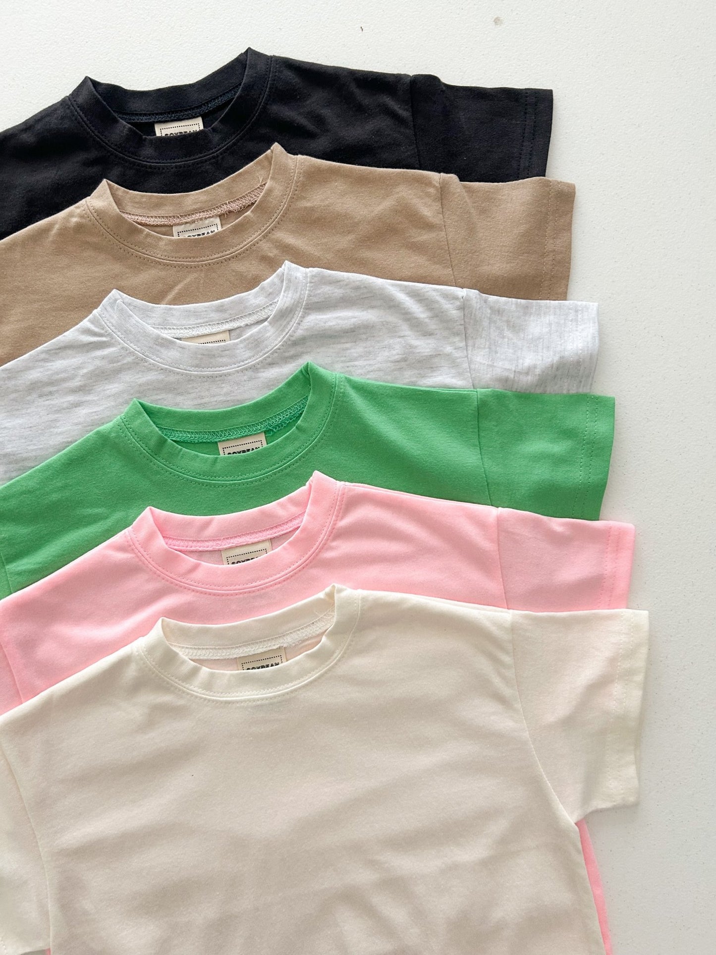 Kids Soy SS25 Basic Short Sleeve Top (1 - 9y) - 6 Colors kids outfit