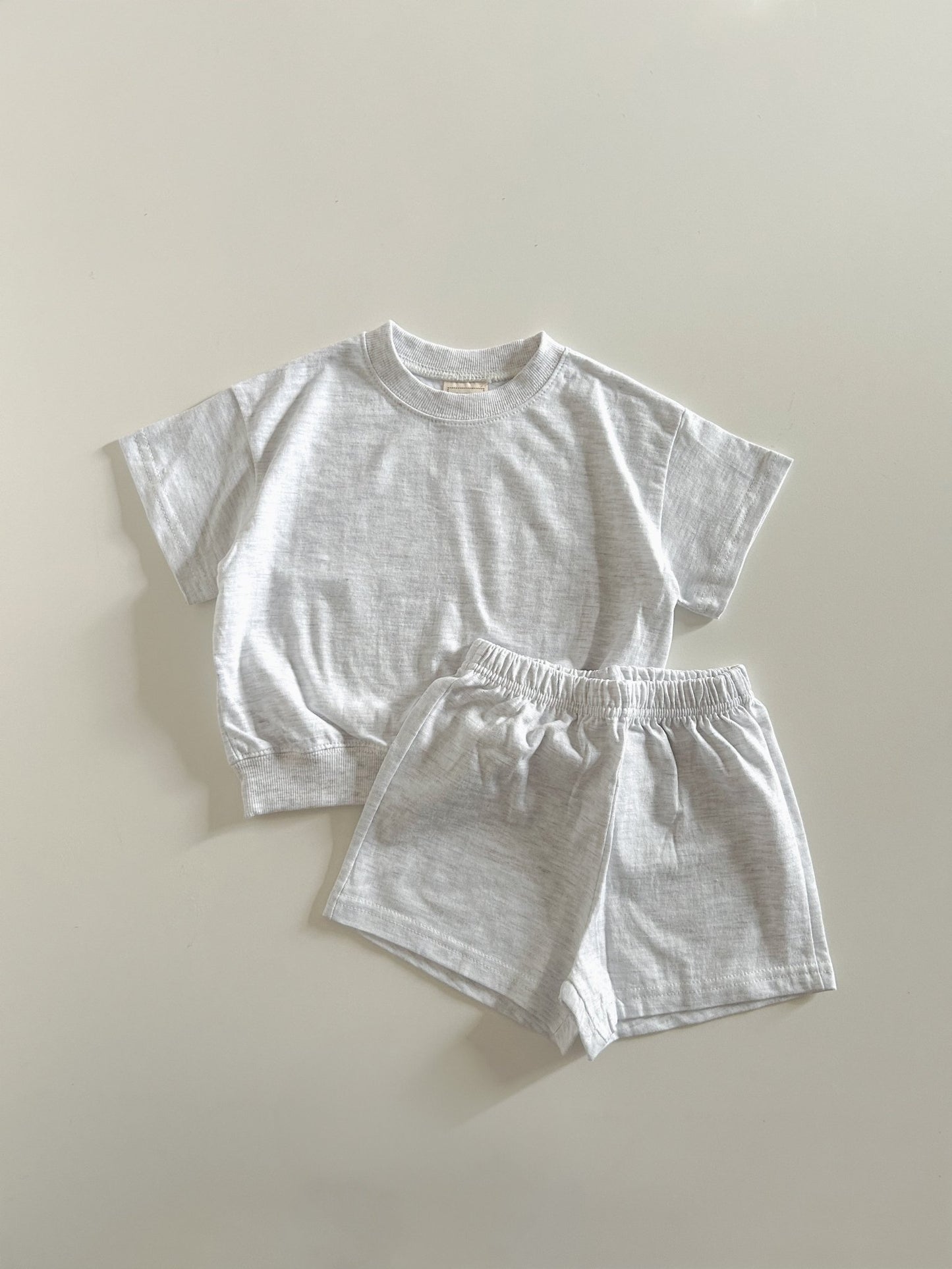 Kids Soy SS25 Basic Short Sleeve Top and Shorts Set (1 - 9y) - 6 Colors kids outfit