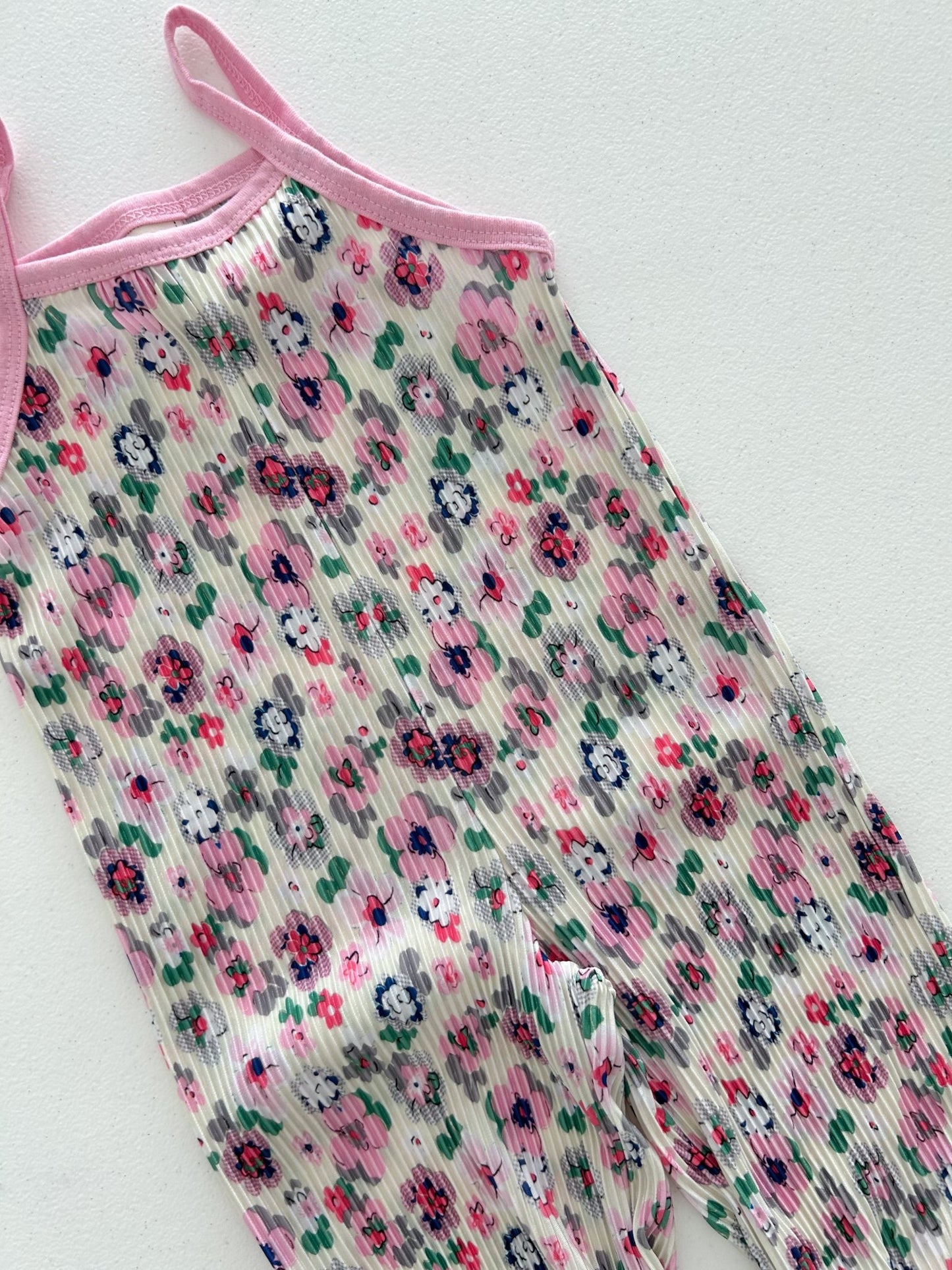 Kids Soy SS26 Pleated Noodle Strap Jumpsuit (2 - 7y) - 2 Colors - AT NOON STORE
