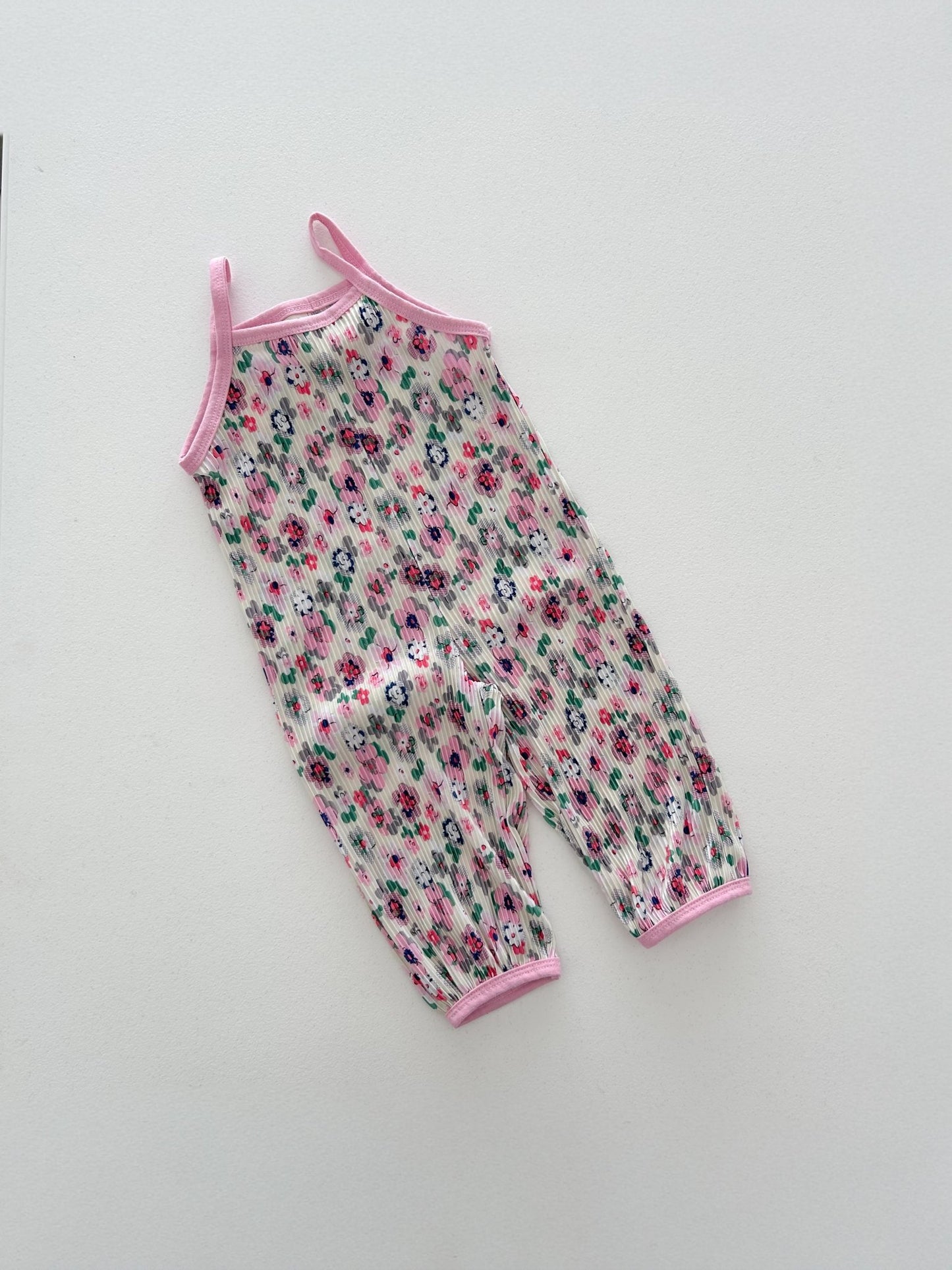 Kids Soy SS26 Pleated Noodle Strap Jumpsuit (2 - 7y) - 2 Colors - AT NOON STORE